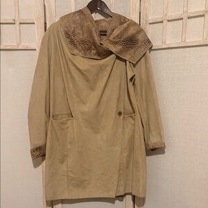 Rachel Zoe Tan Trench Coat with Hood